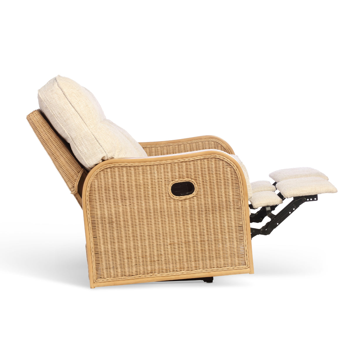 Paris Light Oak Reclining 2-Seater Sofa
