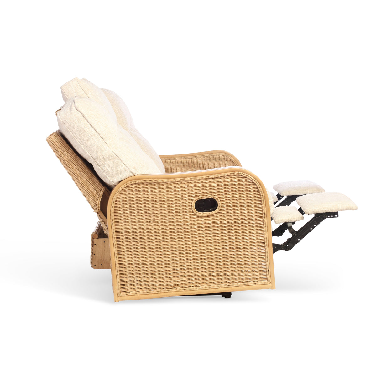 Paris Light Oak Reclining 3 Seater Sofa