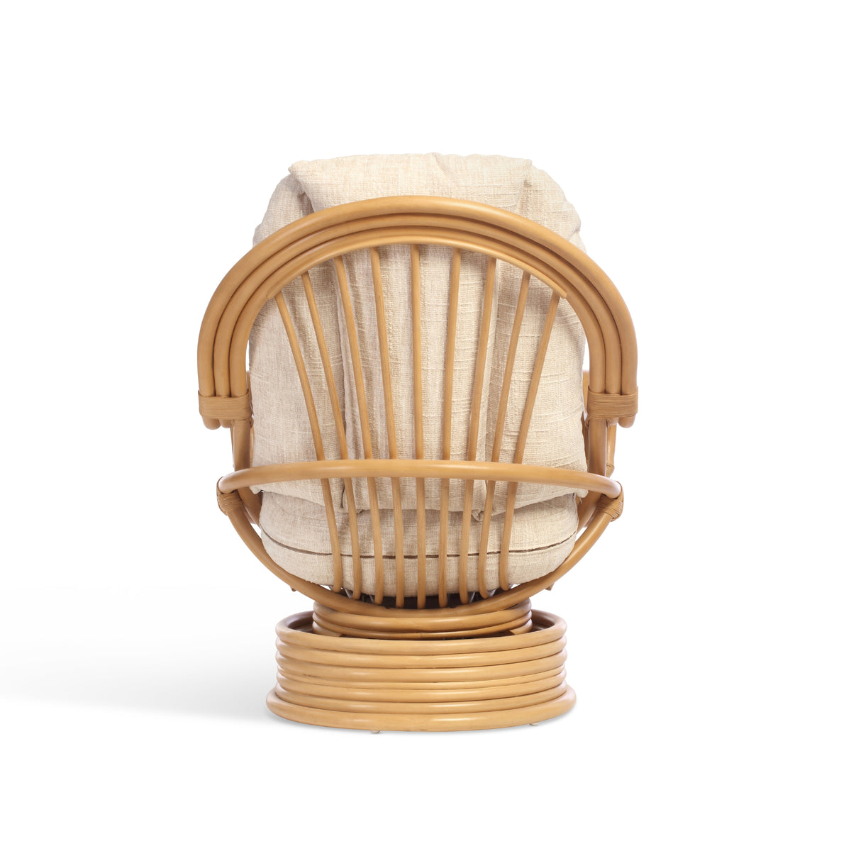 Light Oak Laminated Swivel Rocker