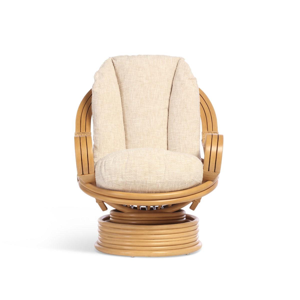 Light Oak Laminated Swivel Rocker