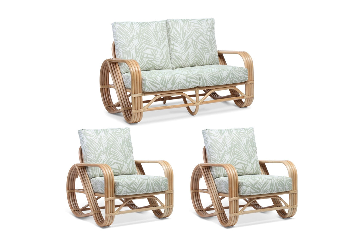 pretzel 2 seater suite in tropical web