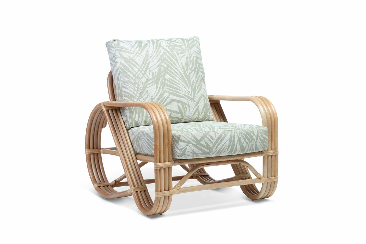 pretzel chair in tropical