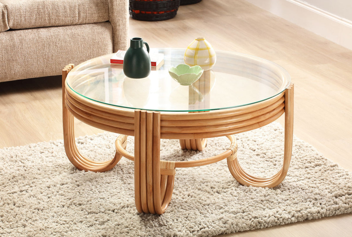 natural pretzel coffee table