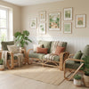 Pretzel Natural Cane 2 Seater 3pc Suite