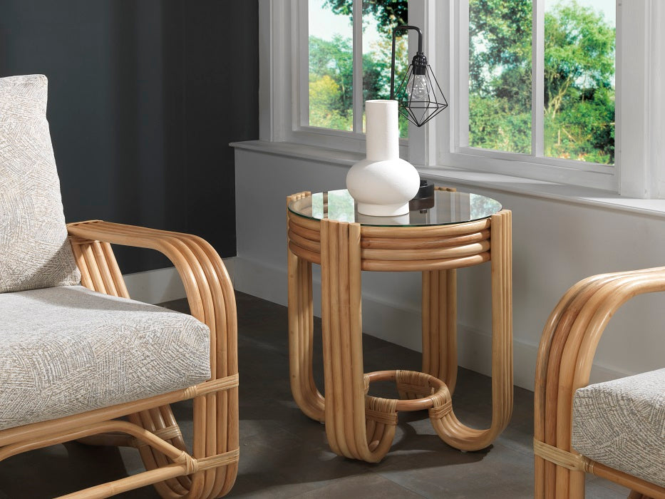 Desser Natural Pretzel Lamp Table - Modern Elegance