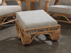 Pretzel Natural Rattan Footstool
