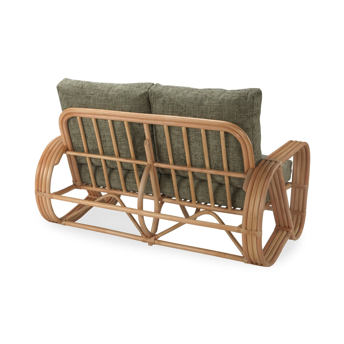 Pretzel Natural 2 Seater Rattan Sofa - Desser Furniture