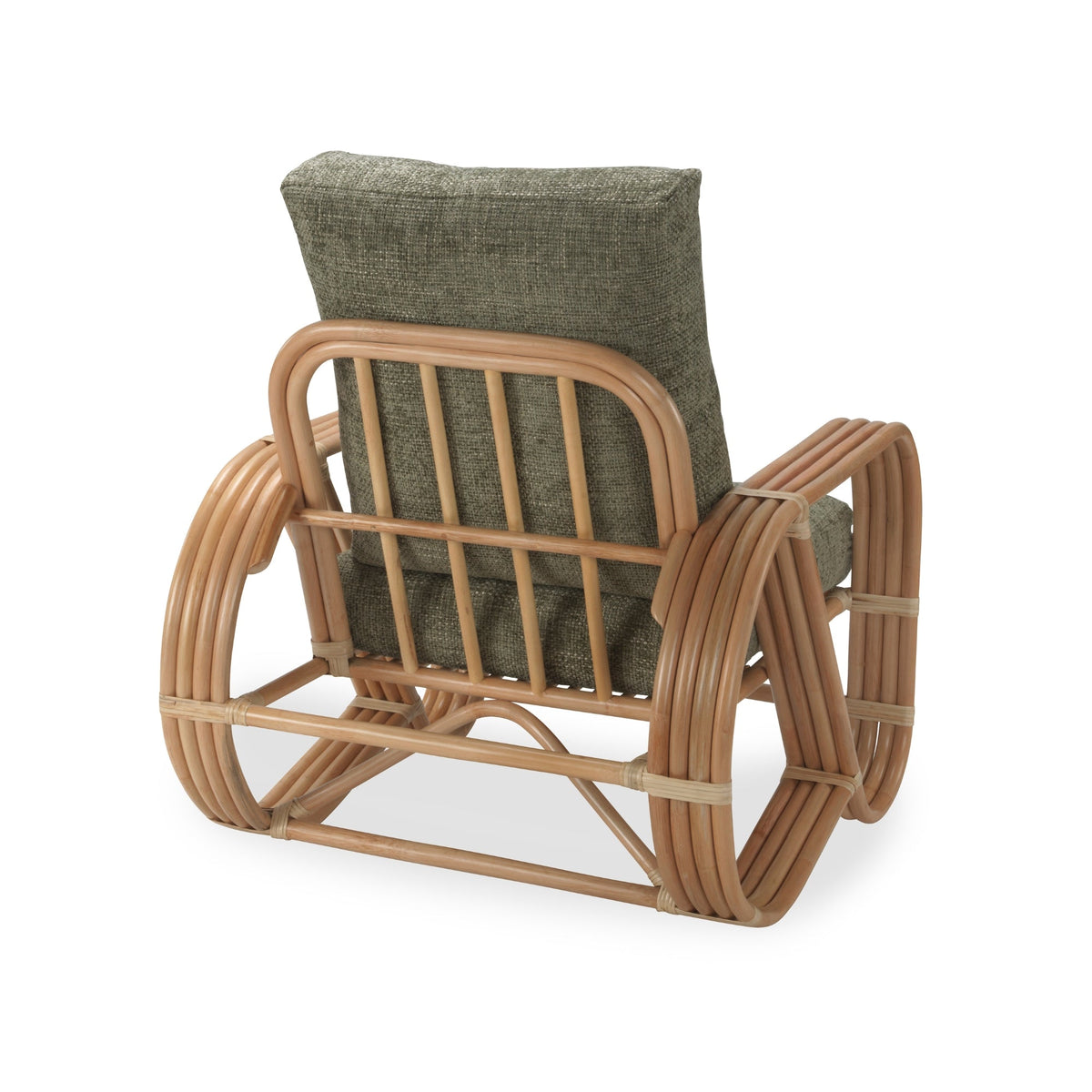 Desser Handcrafted Cane Pretzel Chair - Sustainable Comfort