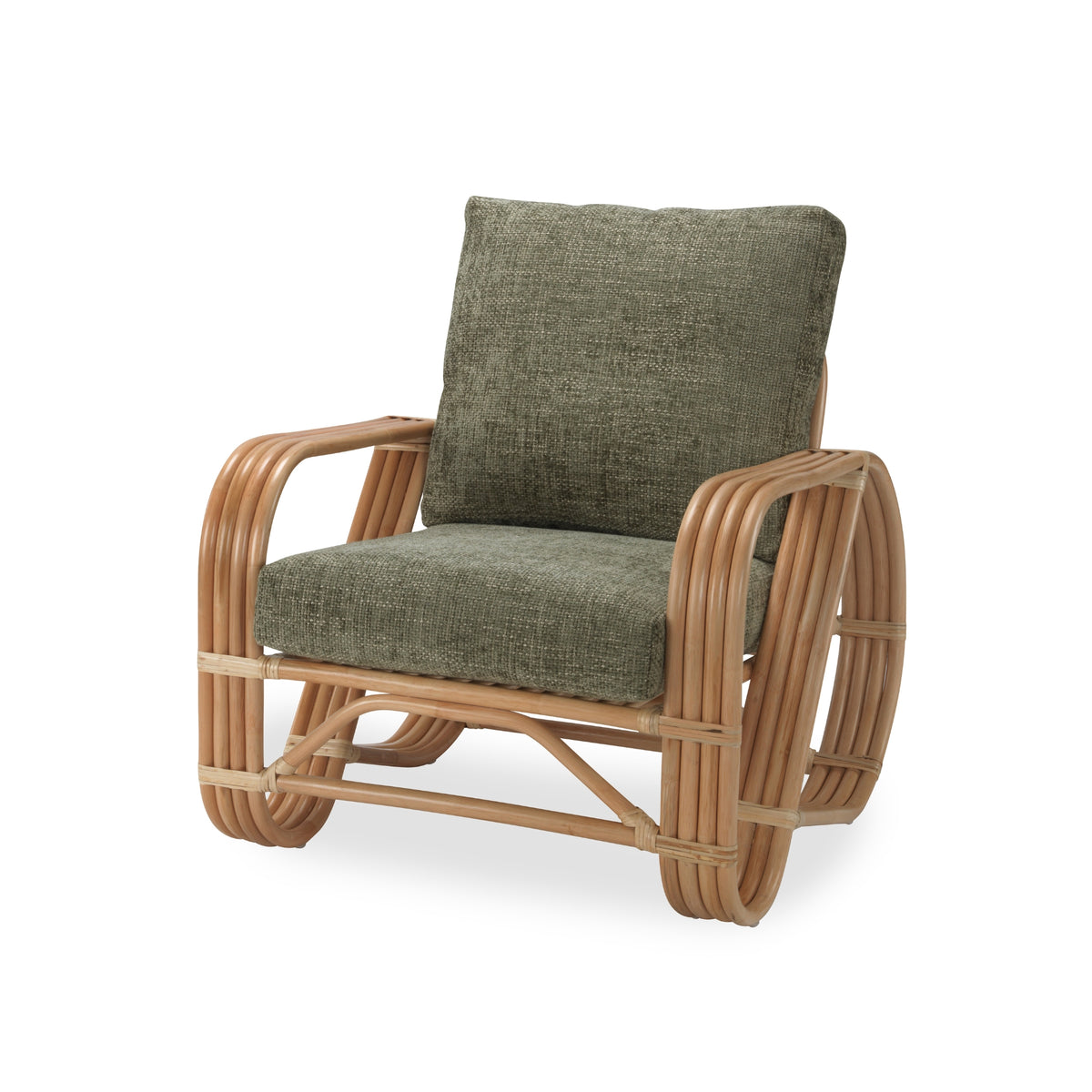 Pretzel Modern 3 Seater Sofa Suite - Sustainable Rattan