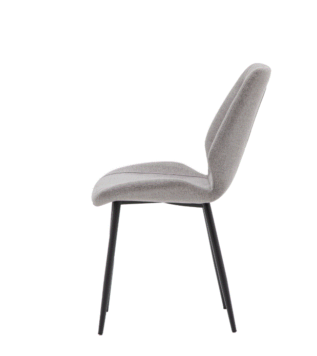 Marlow Grey Fabric Dining Chair (set of 2)