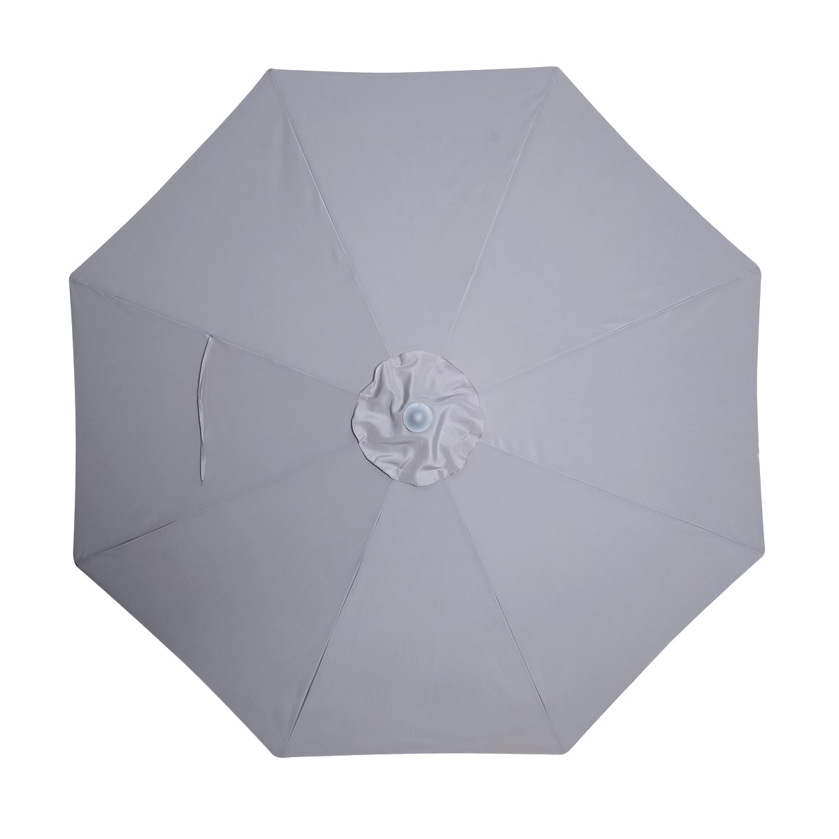 grey parasol round 2.7m with tilt