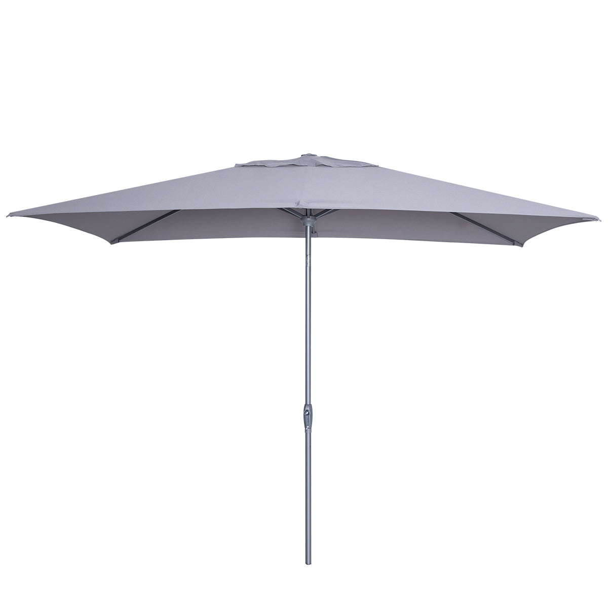 grey rectangular parasol 3m x 2m with tilt