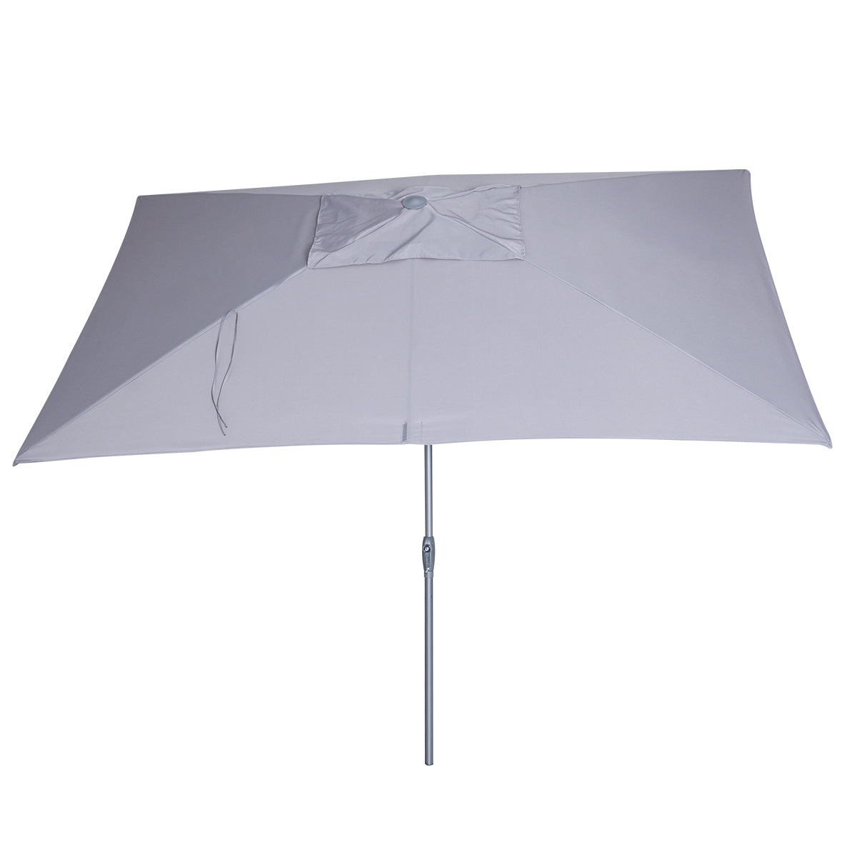 grey rectangular parasol 3m x 2m with tilt