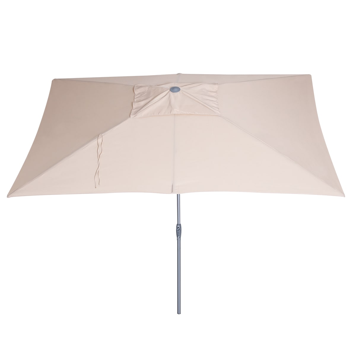 beige rectangular parasol 3m x 2m with tilt