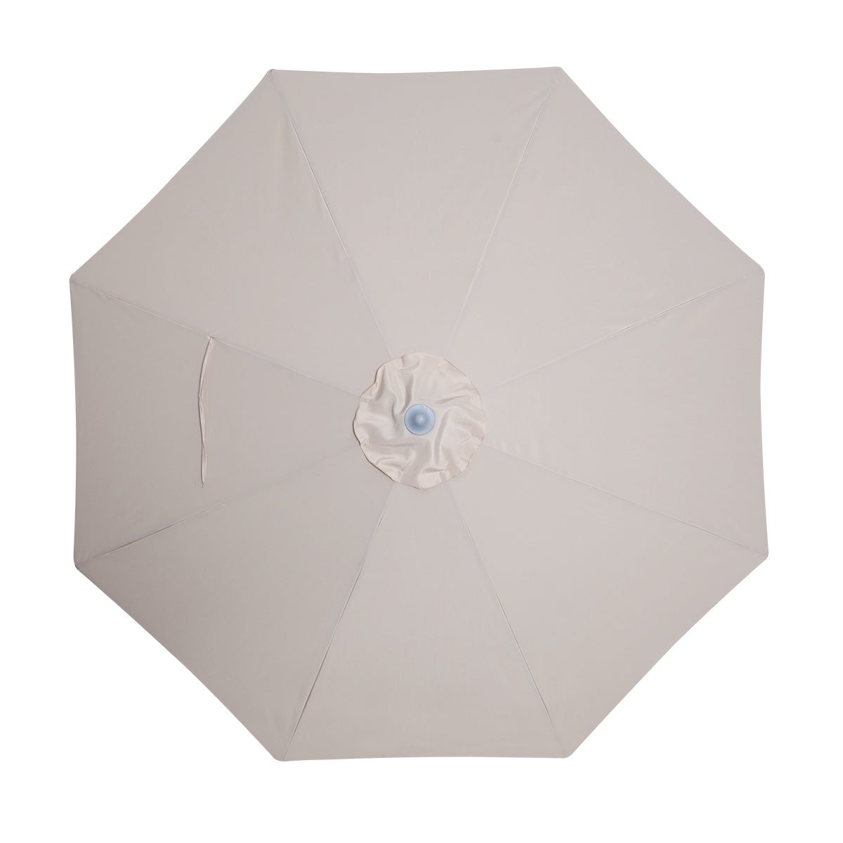 beige parasol round 3m with tilt