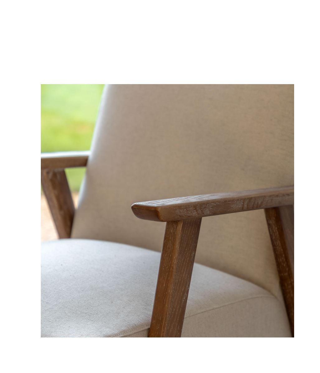 Neto Armchair Natural Linen