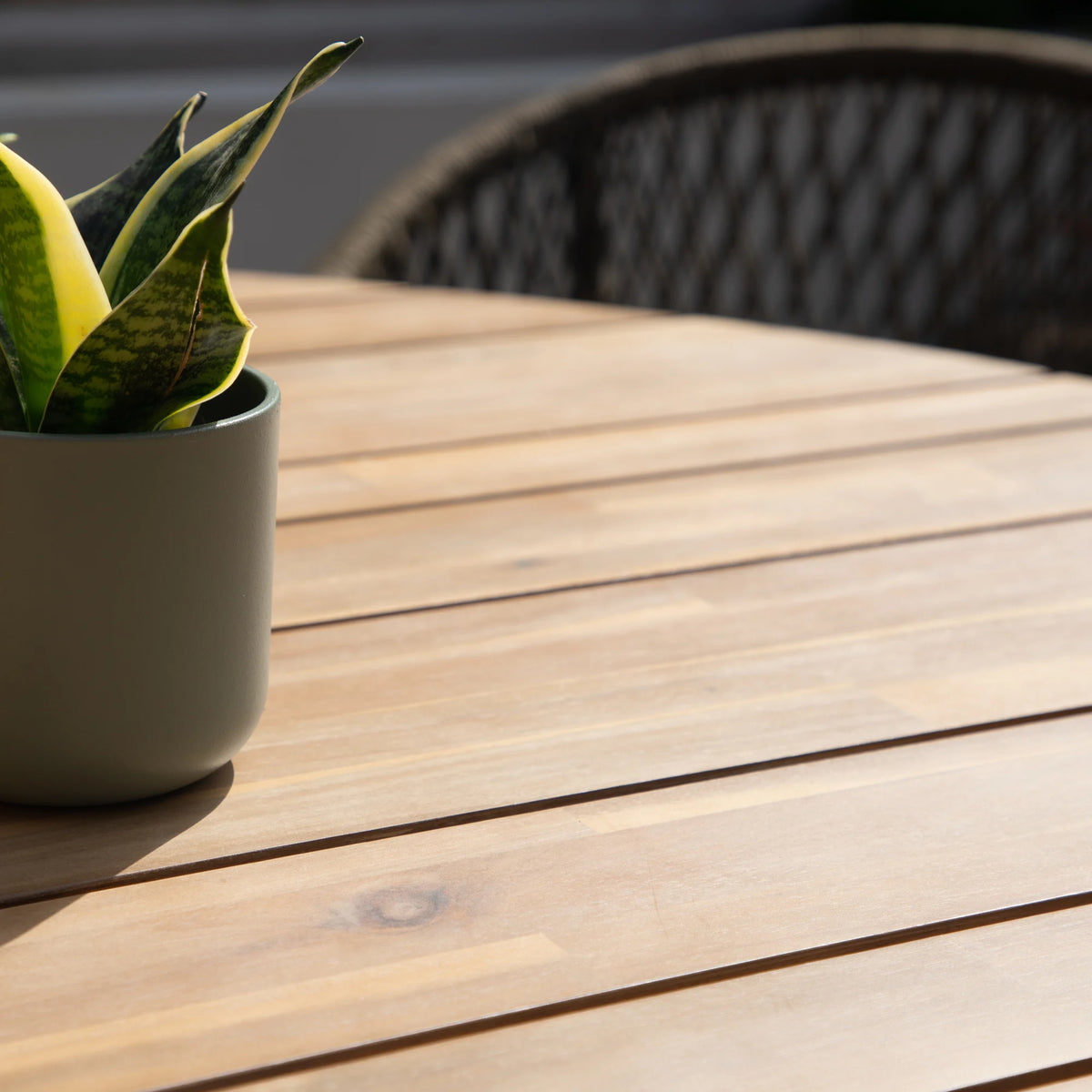 Riga 6 Seat Round Dining Set - Sandstone