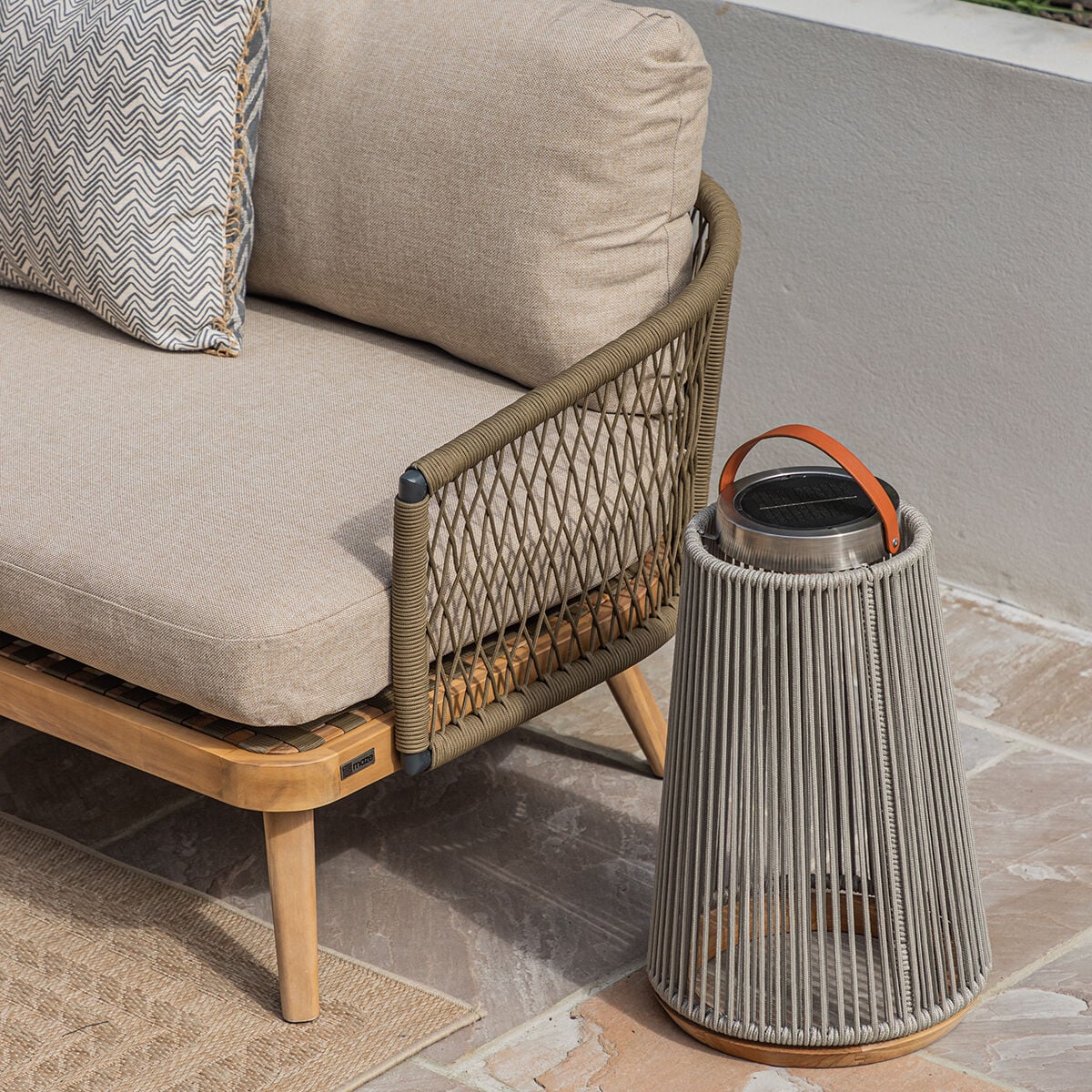 Riga Corner Sofa Set & Armchair - Sandstone