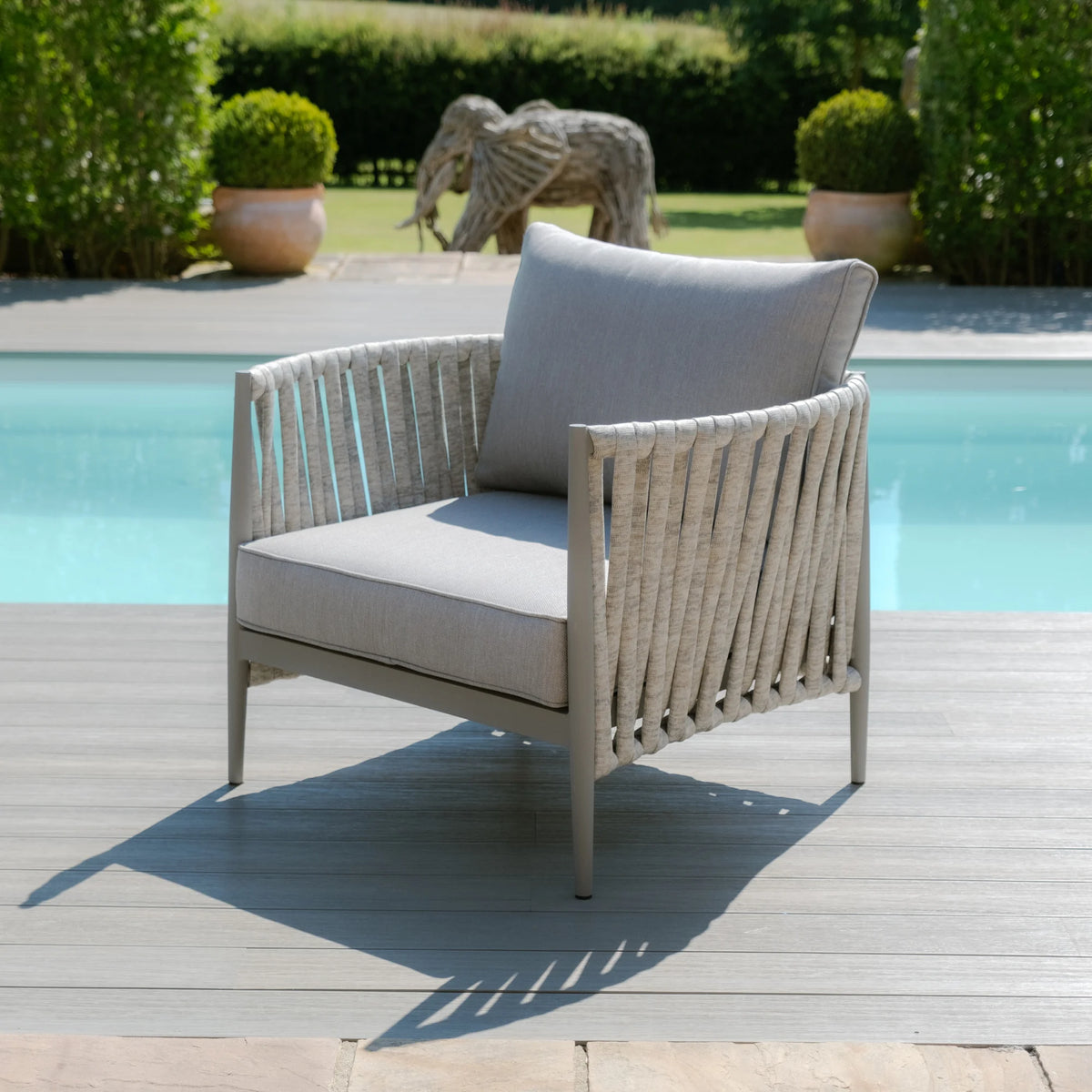 Rome Lounge Set - Linen Marble Effect