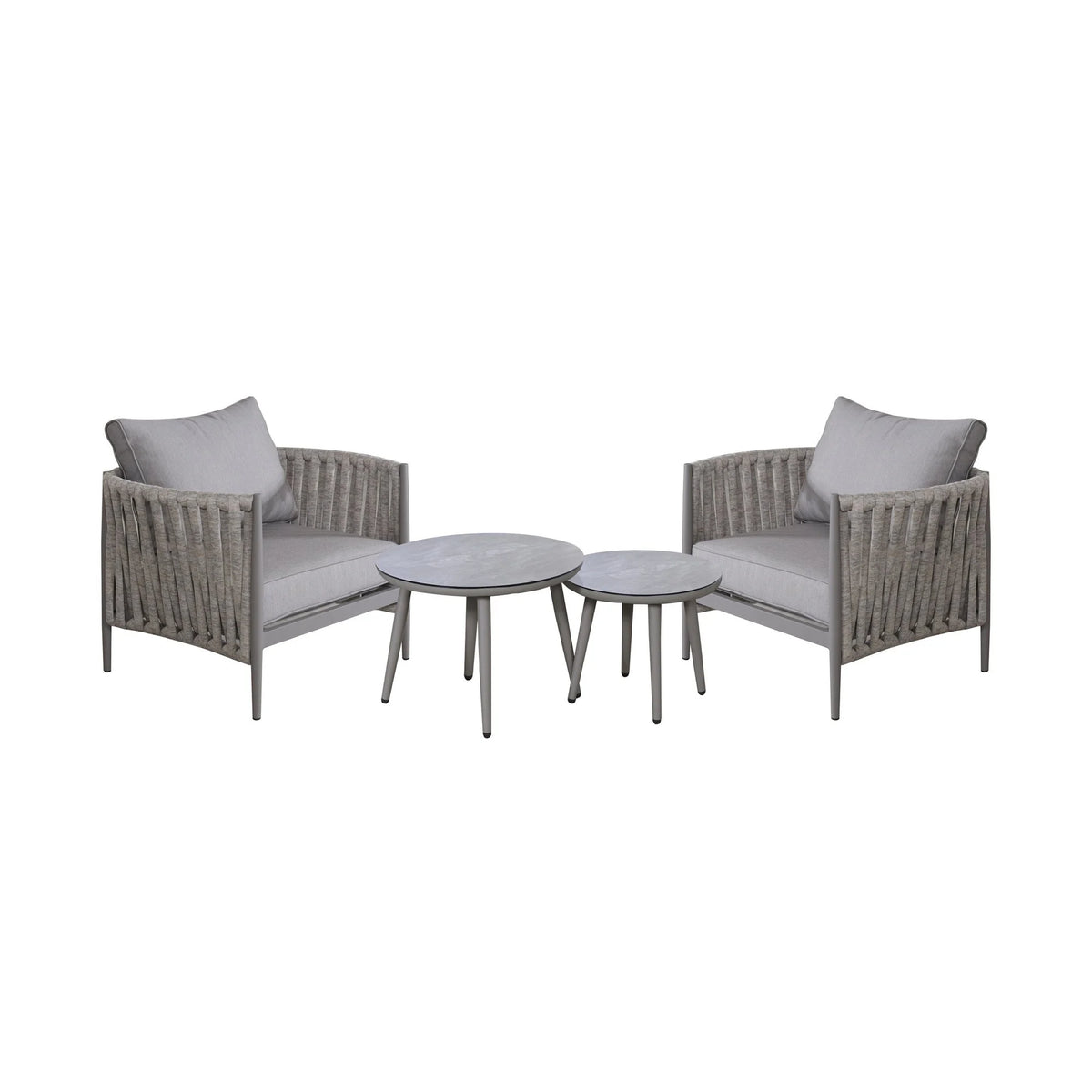 Rome Lounge Set - Linen Marble Effect