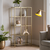 Rothwell Gold Display Unit Bookshelves