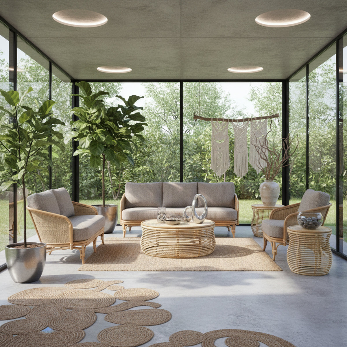 Royal Rattan 3 Seater 3pc Suite