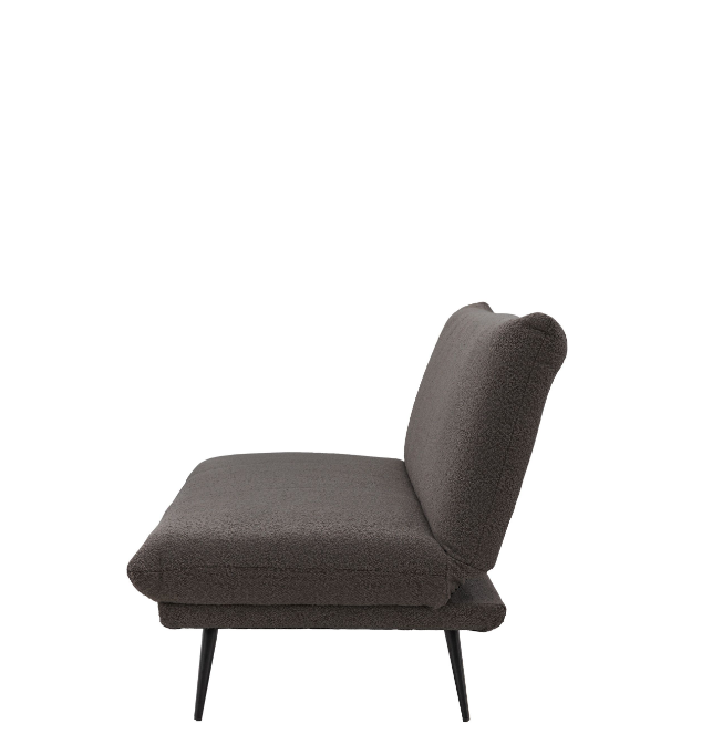Durban Plush Sofa Bed in Dark Grey