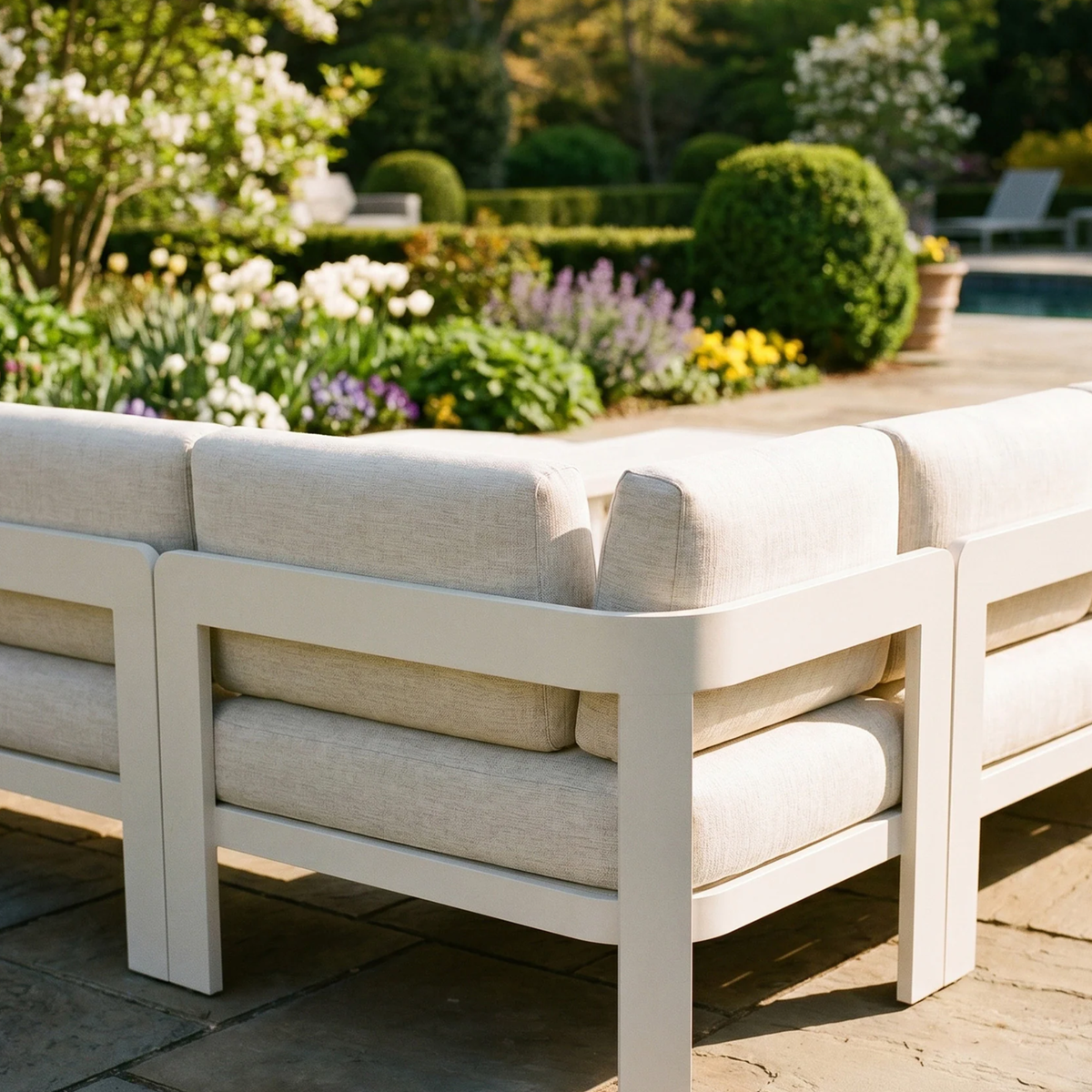 Sable Outdoor Range - 6 Seater Corner Lounge Set