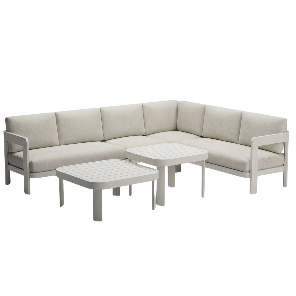 Sable Outdoor Range - 6 Seater Corner Lounge Set