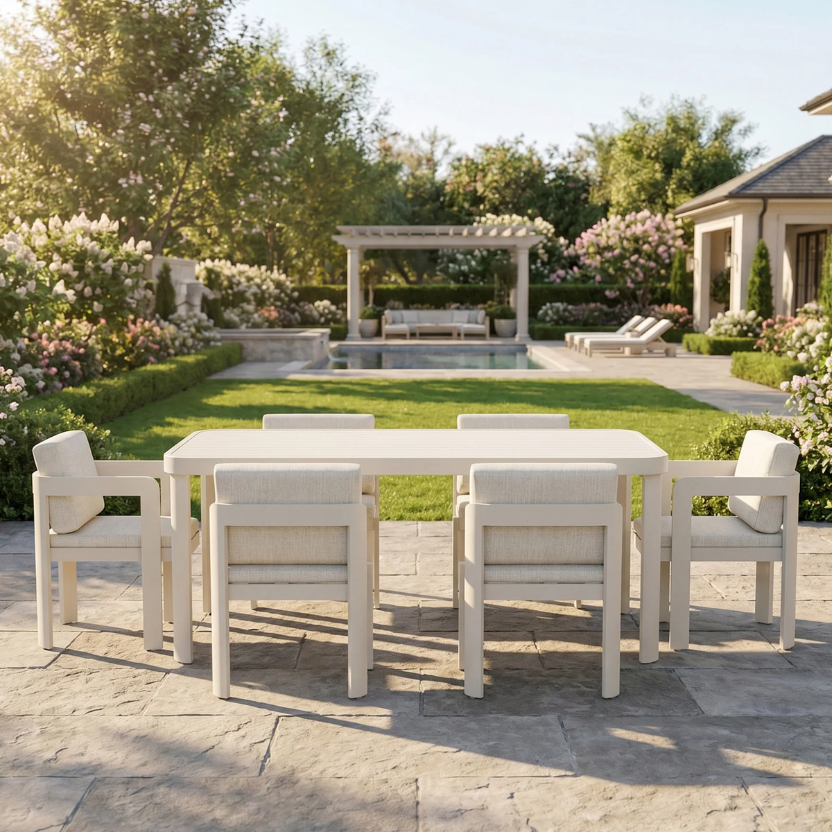 Sable Outdoor Range - 6 Seater Dining Set
