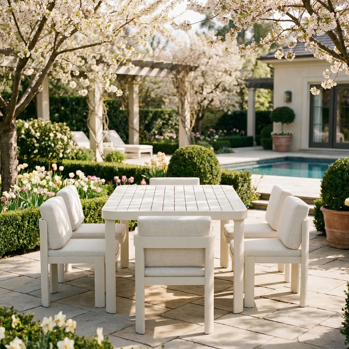 Sable Outdoor Range - 6 Seater Dining Set