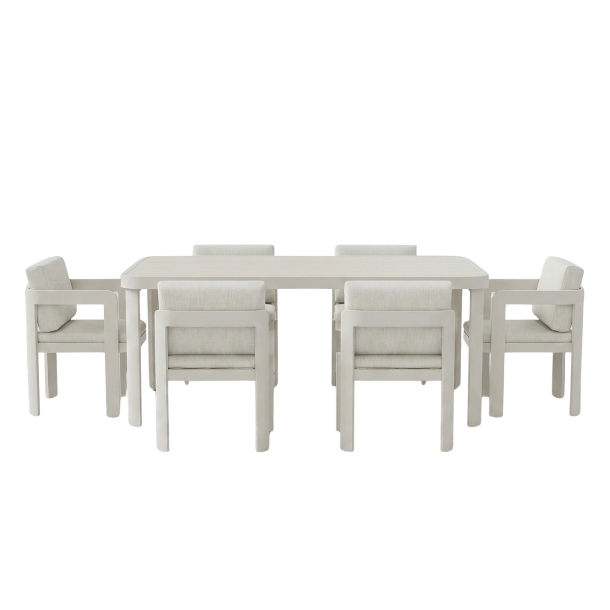 Sable Outdoor Range - 6 Seater Dining Set