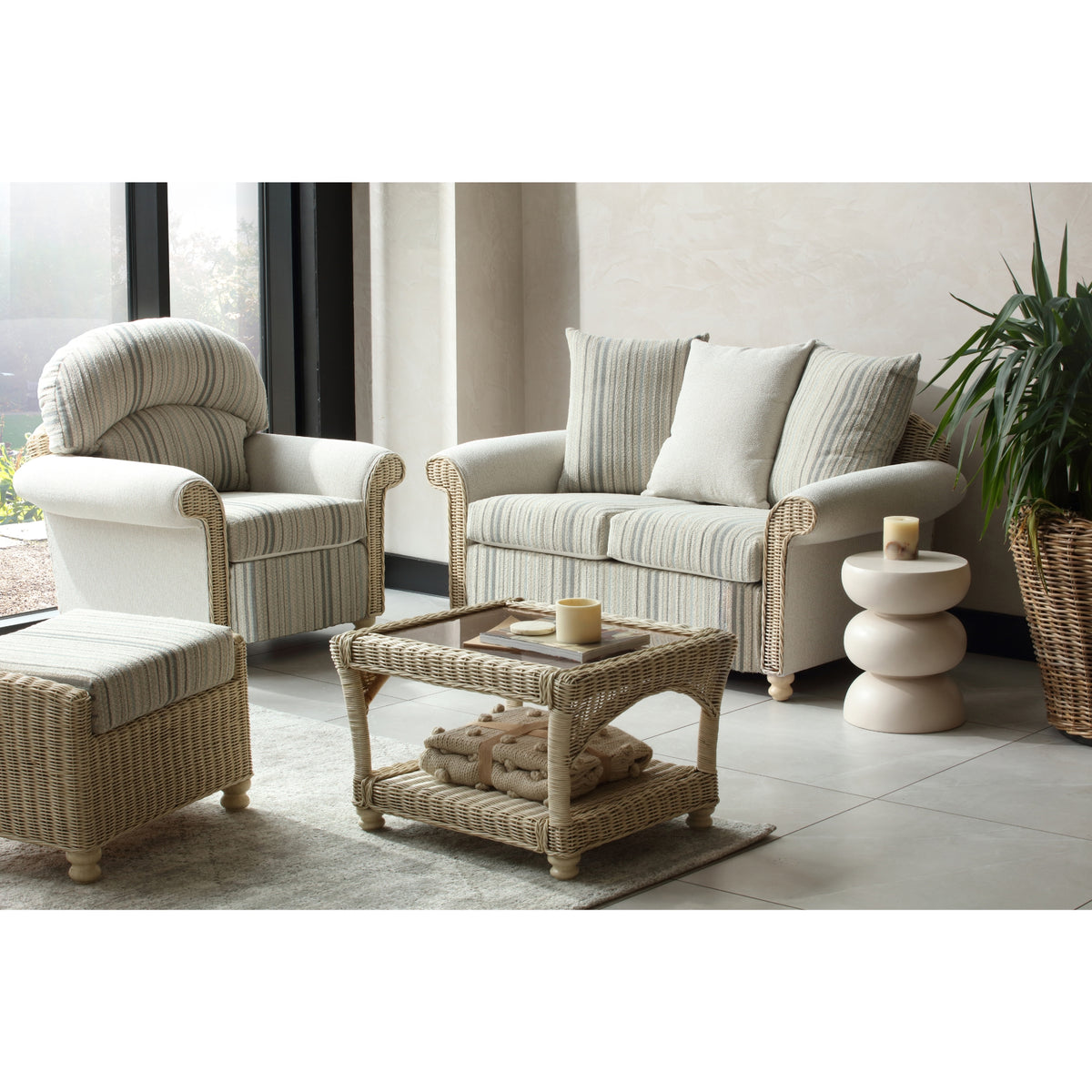 Samford Modern Scatter Back 2-Seater Sofa 3pc Suite - Sustainable Design