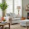 Samford 2 Seater Scatterback Sofa in Pebble
