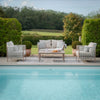 Sardinia 2 Seat Sofa Set - Natural Linen