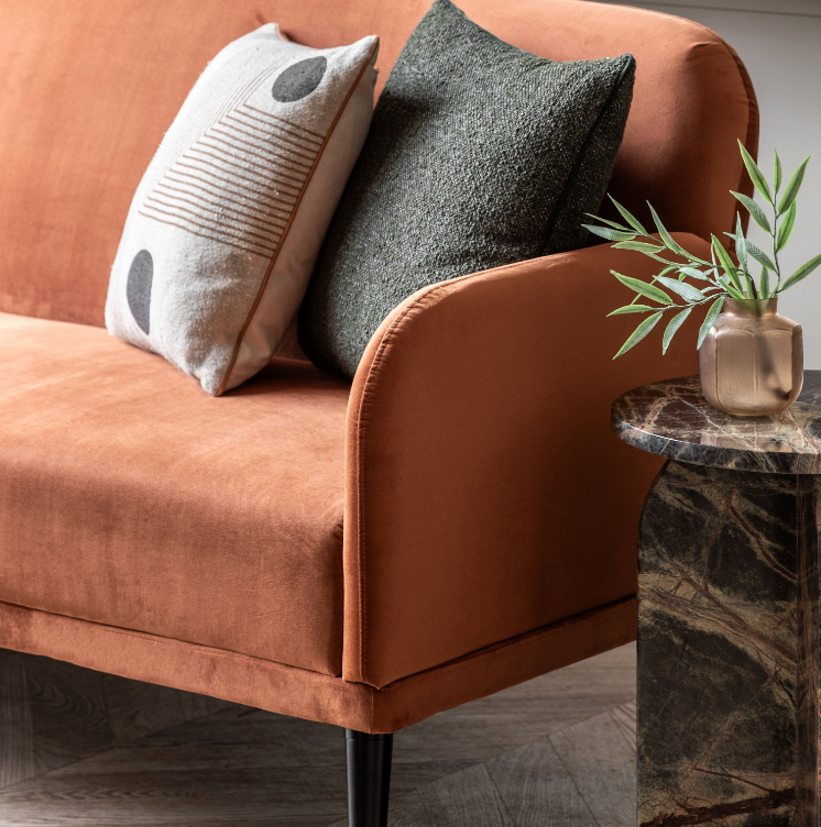 Dora Sofa Bed in Orange