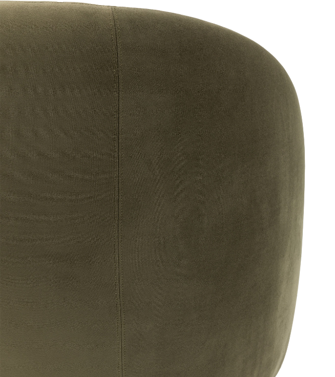 Corfu Curved Armchair in Green