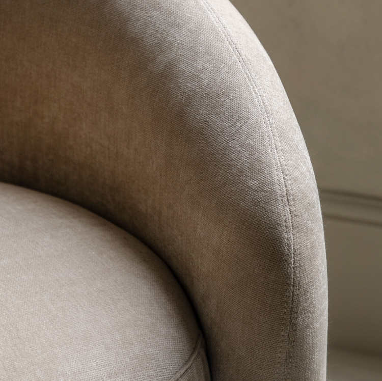 Corfu Curved Sofa in Cream