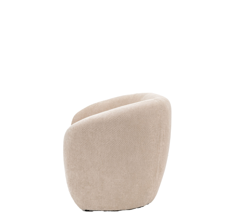 Corfu Curved Sofa in Cream