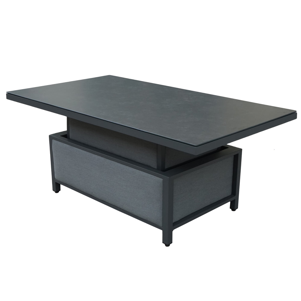 Sergio Outdoor Corner Sofa Set with Adjustable Table - Waterproof Fabric