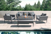 Sergio 3 Seater Outdoor Lounge Set with Adjustable Table