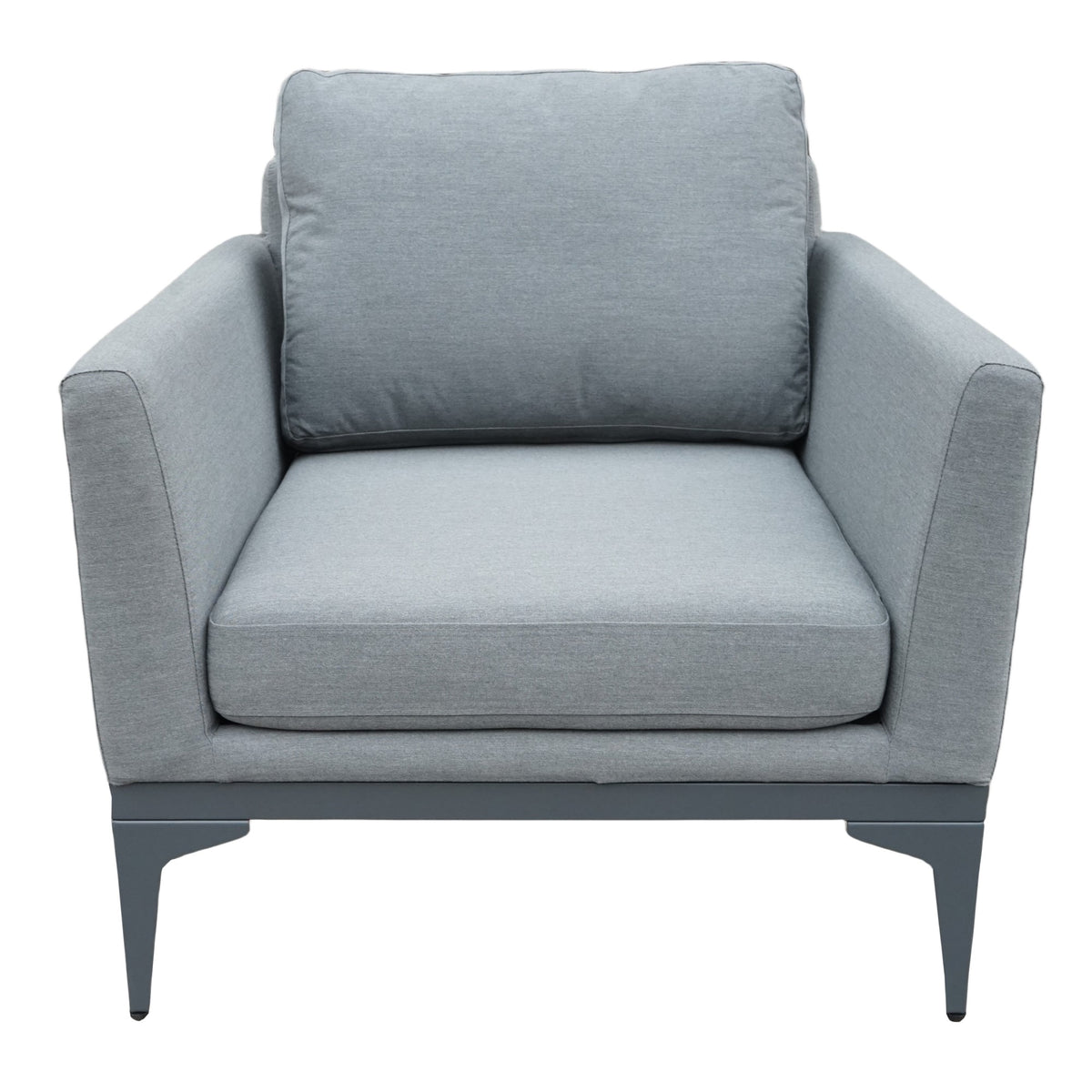 Sergio Outdoor 3 Seater Set with Fire Pit Dining Table - Waterproof Fabric