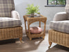 Desser Seville Light Oak Rattan Side Table
