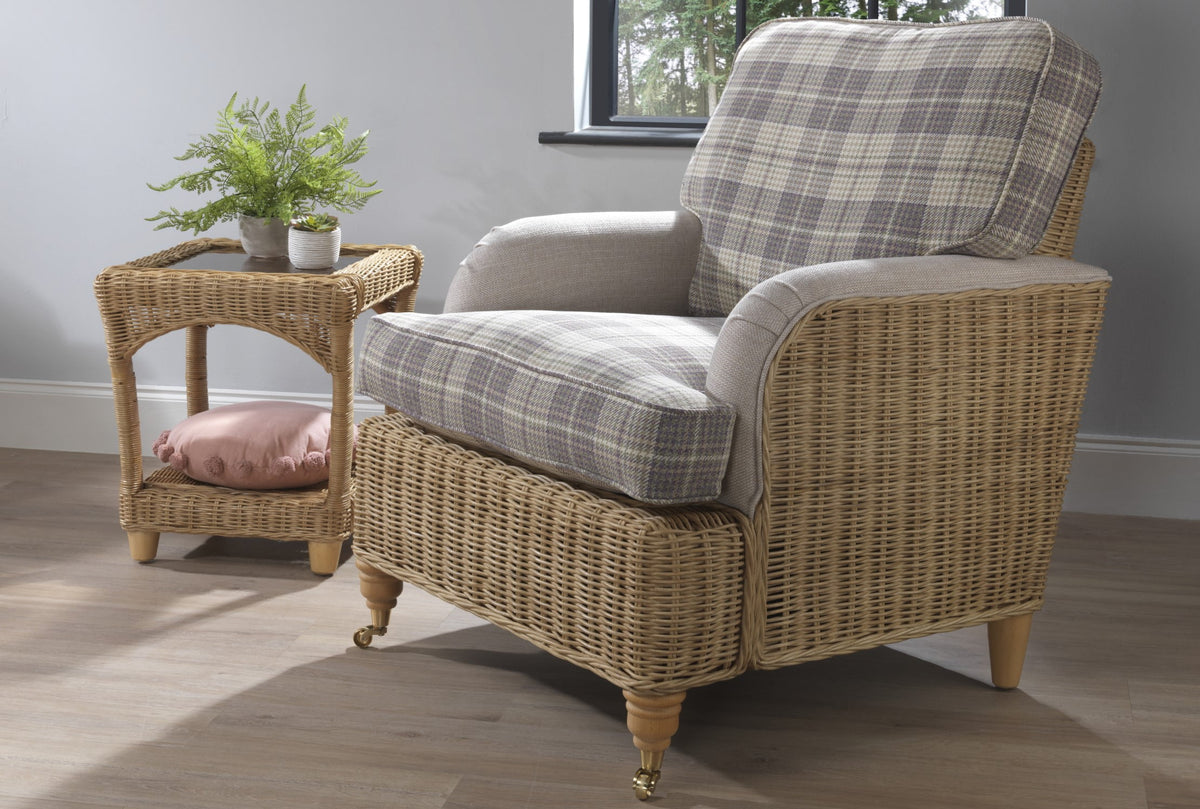 seville heather rattan chair