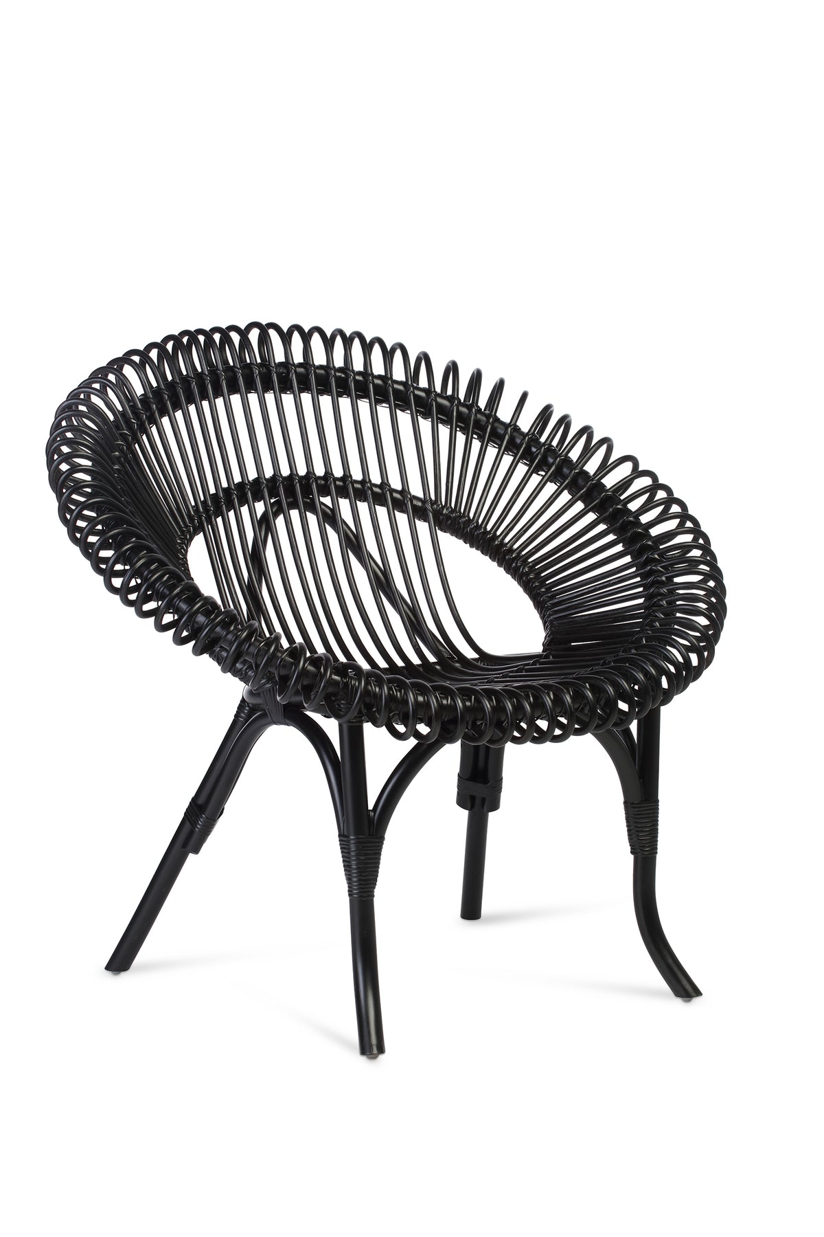 Black Shanghai Chairs and Royal Table Bistro Set