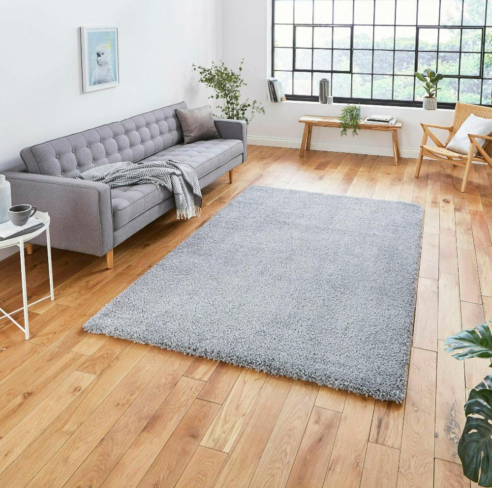 sierra shag rug in grey 3 sizes available