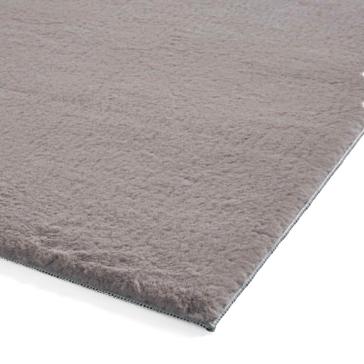 cozy soft plain rug in light grey 4 sizes available