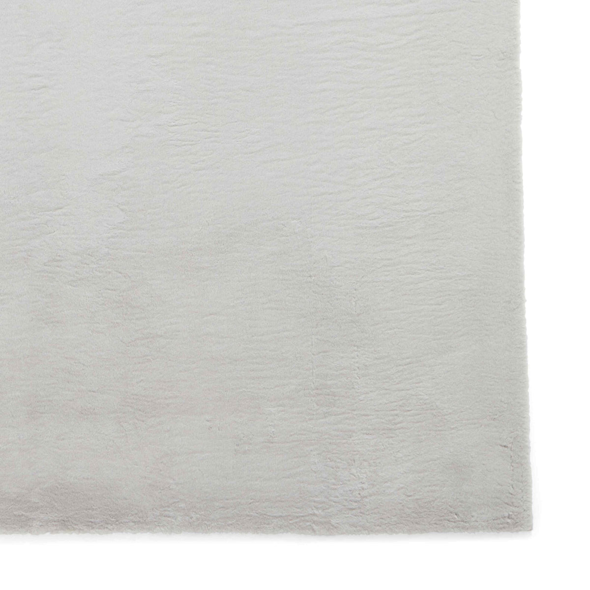 cozy soft plain rug in light grey 4 sizes available