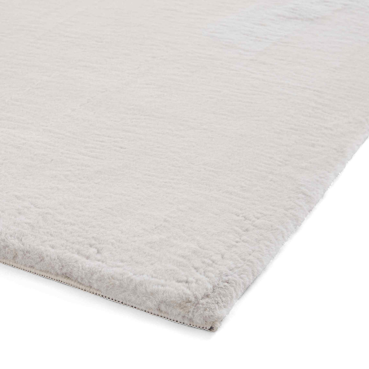 cozy soft plain rug in light grey 4 sizes available