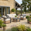 Solara Outdoor Lounge Set - Wicker - 5 Seater